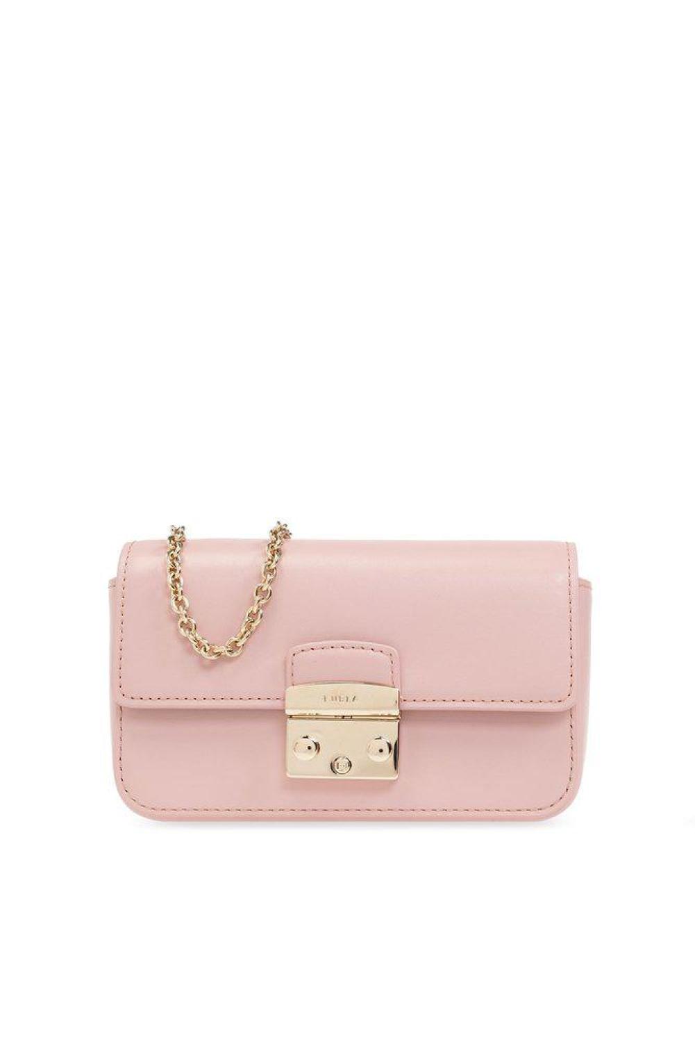 Furla Metropolis Logo Plaque Mini Crossbody Bag