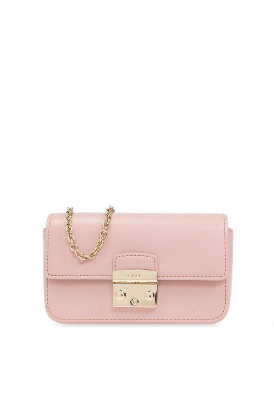 Furla Metropolis Logo Plaque Mini Crossbody Bag