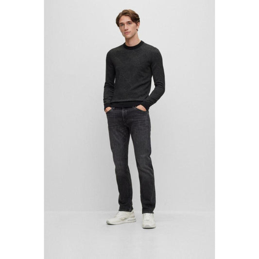 Regular-fit jeans in black Coolmax denim