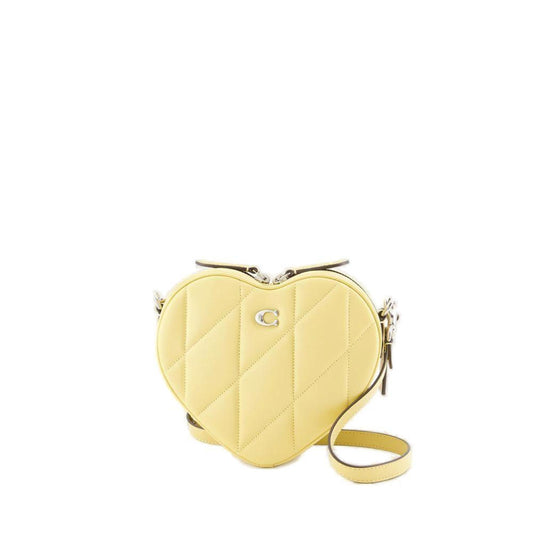 Coach Heart Shaped Quilted Crossbody Bag