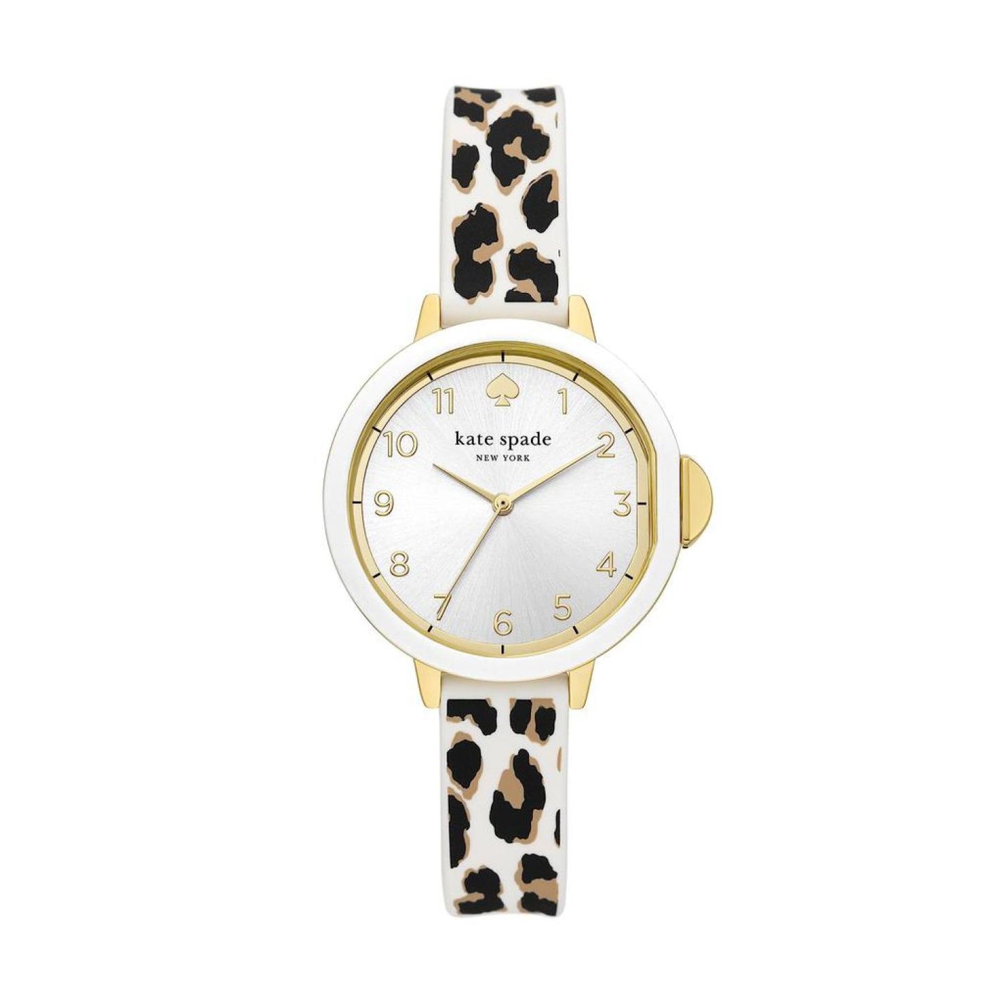 Park Row Three-Hand Leopard Silicone Watch - KSW1811