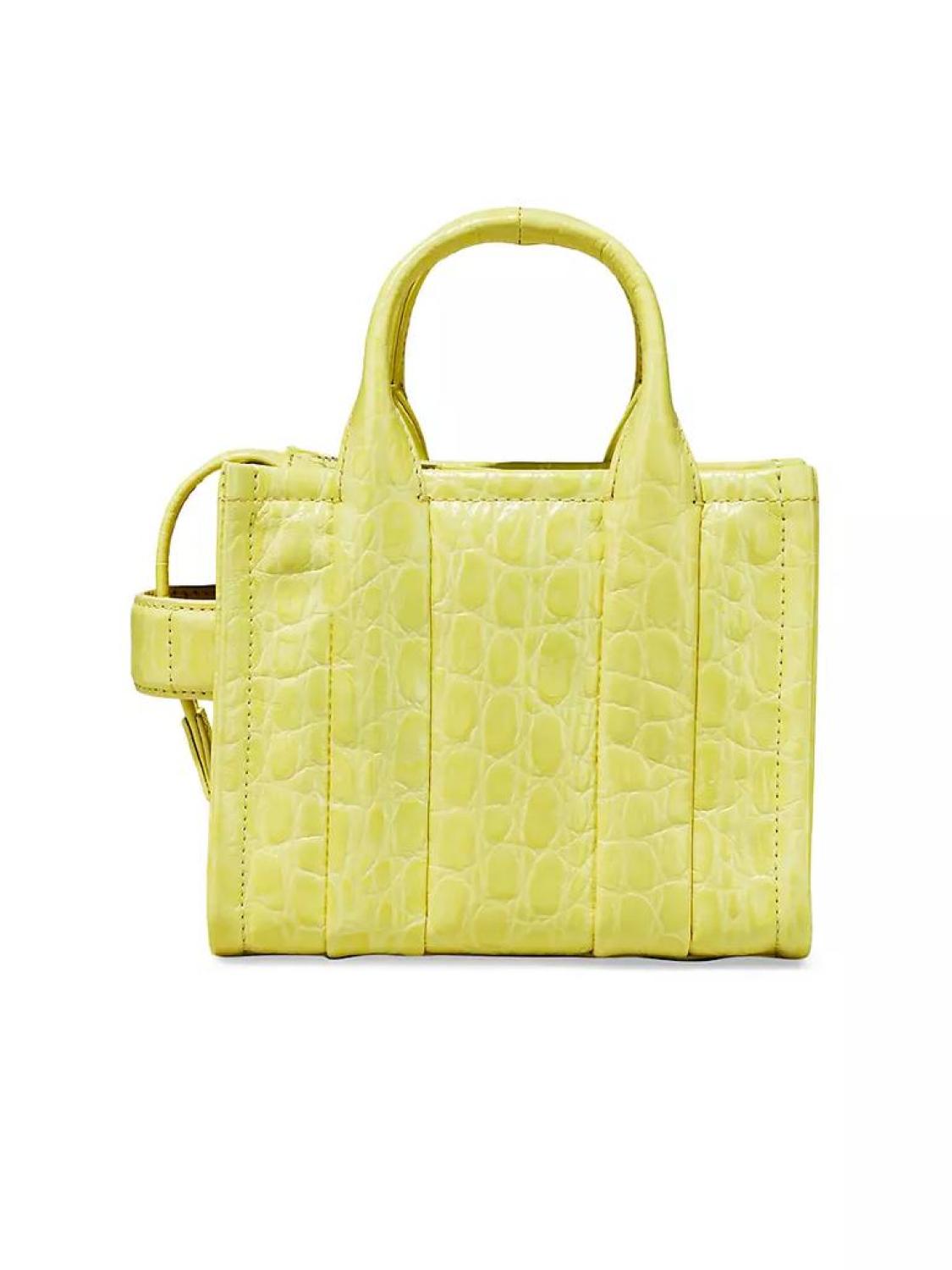 The Croc-Embossed Mini Tote