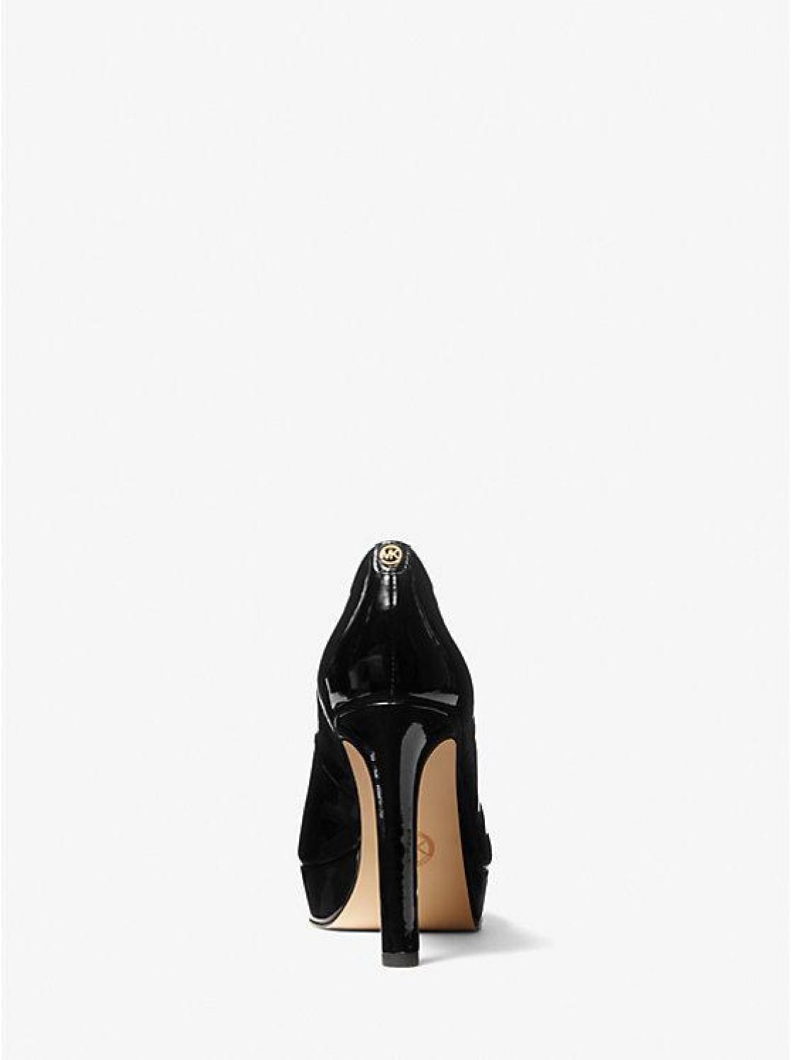 Chantal Faux Patent Leather Platform Pump