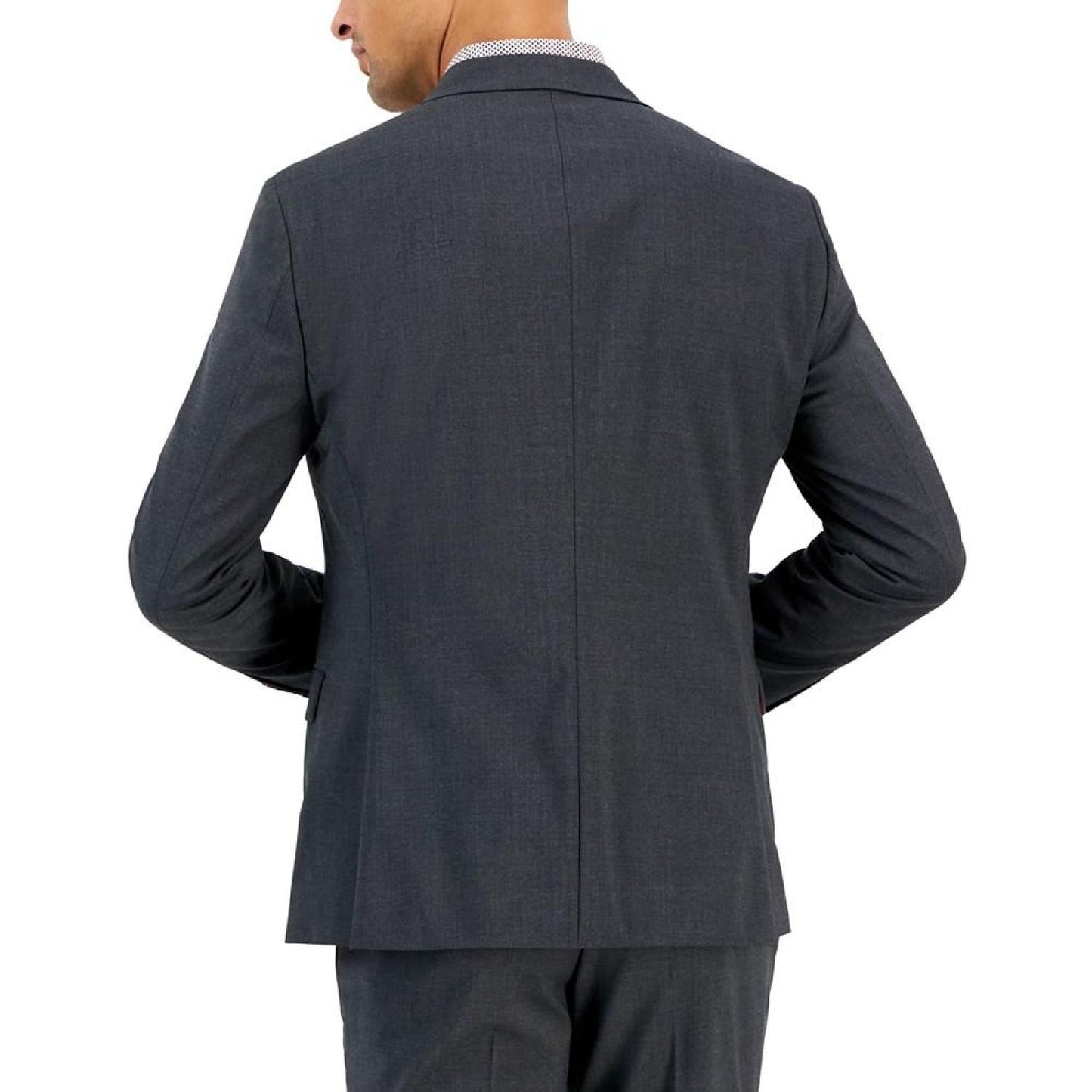 Men's Modern-Fit Solid Wool Blend  Suit Jacket