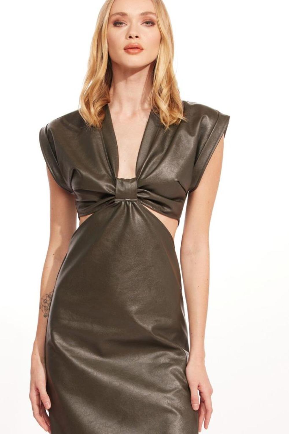 Mini Dress - Vegan Leather