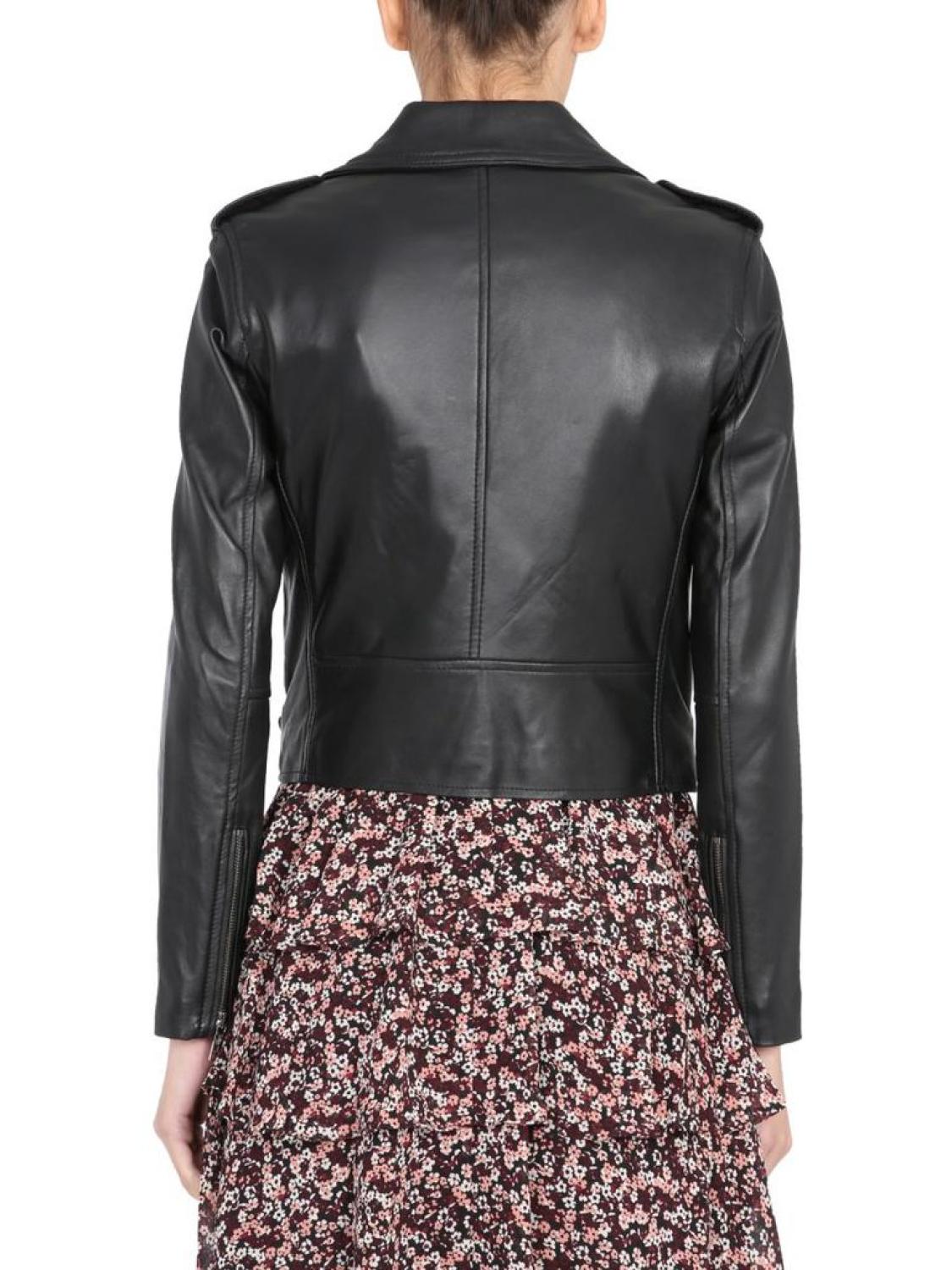 Michael Michael Kors Leather Biker Jacket