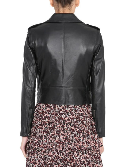 Michael Michael Kors Leather Biker Jacket