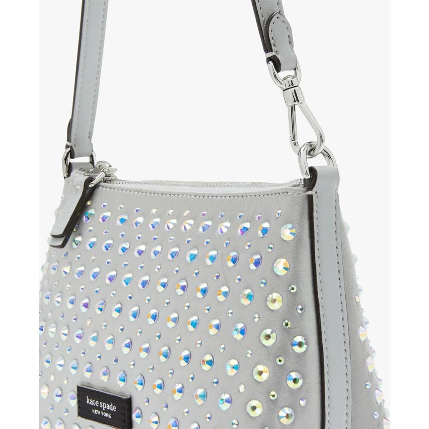 Lulu Crystal Embellished Mini East West Pochette