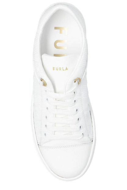 Furla Logo-Printed Lace-Up Sneakers