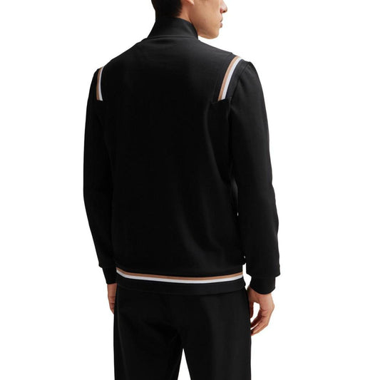 Men's Signature-Stripe Zip-Up Sweatshirt