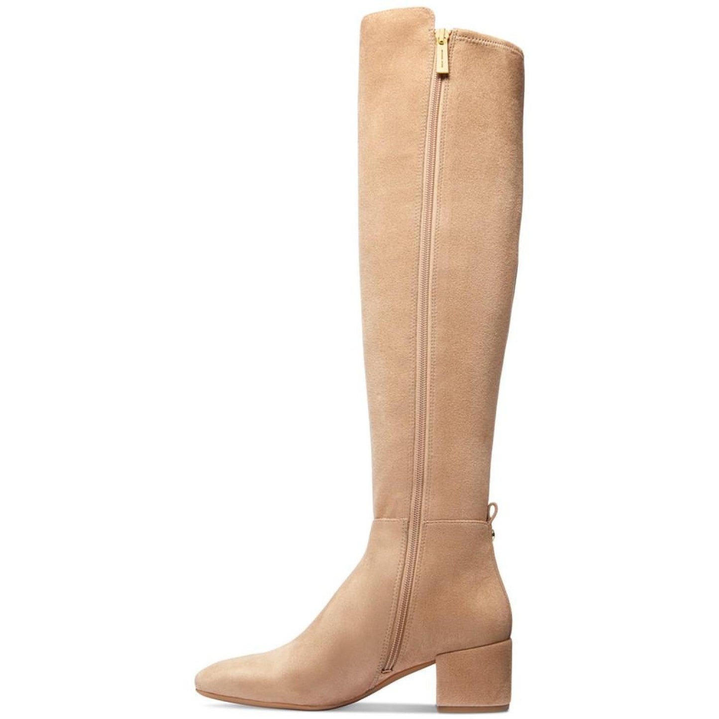 Women's Braden Zip Up Suede Knee High Boots