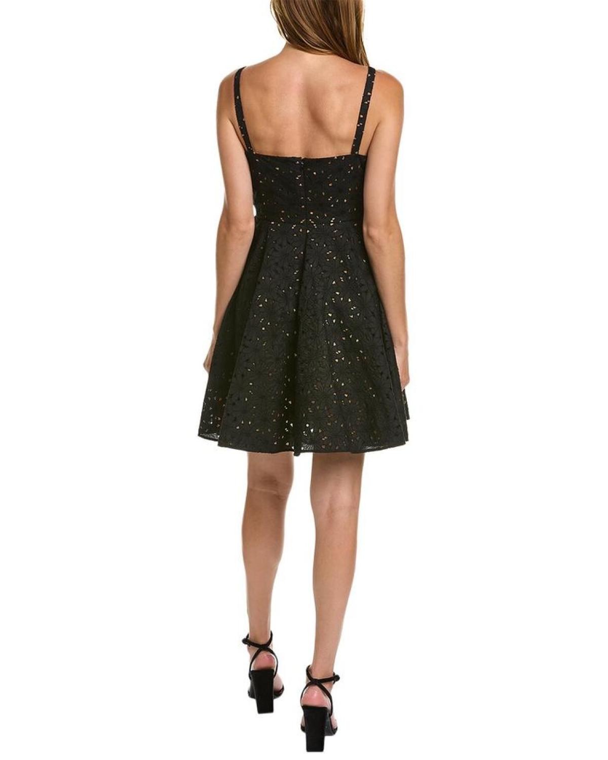 Michael Kors Eyelet Sweetheart Dress