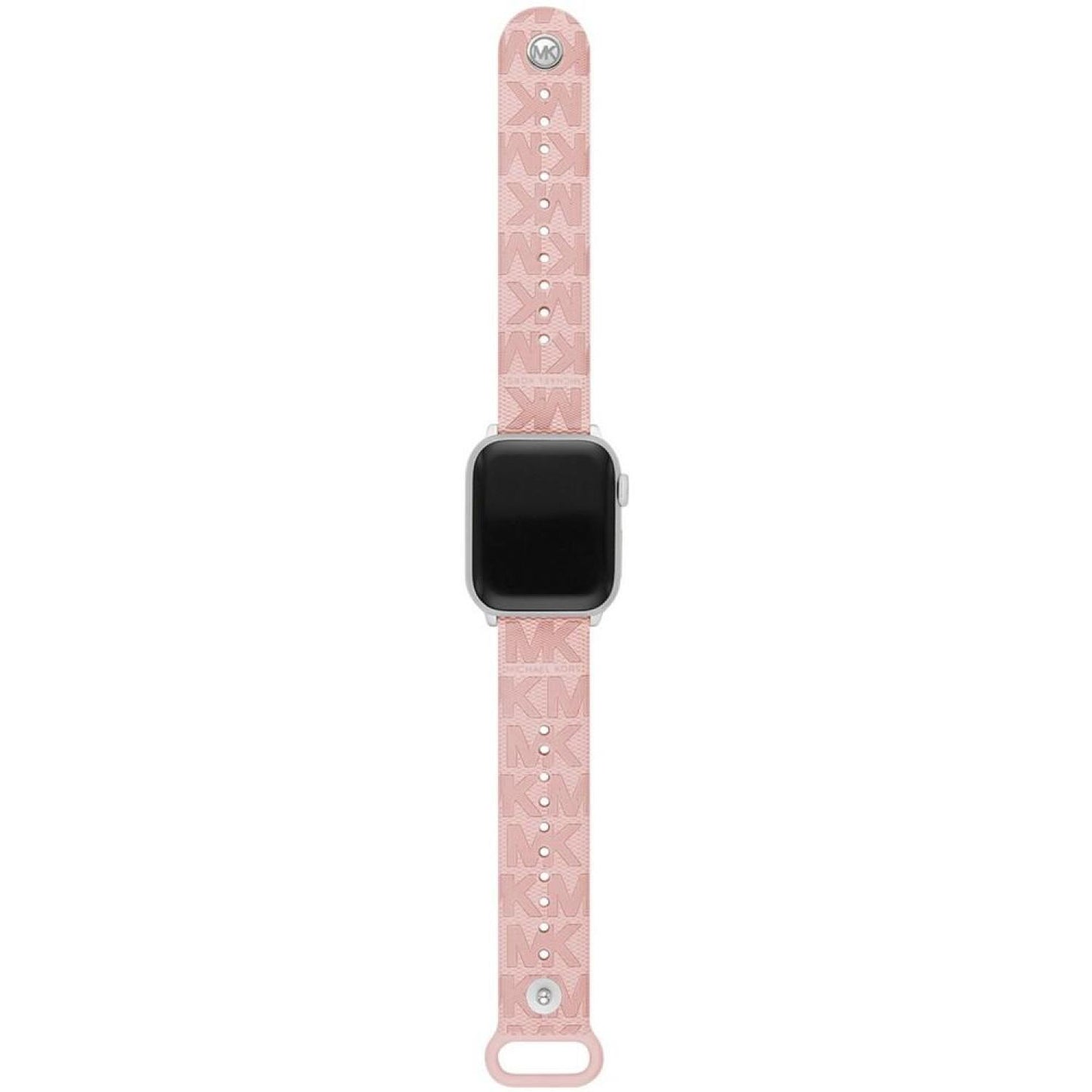 Women's Blush Rubber and Rose Gold-Tone Stainless Steel 2-Piece Interchangeable Band Set for Apple Watch 38mm and 41mm