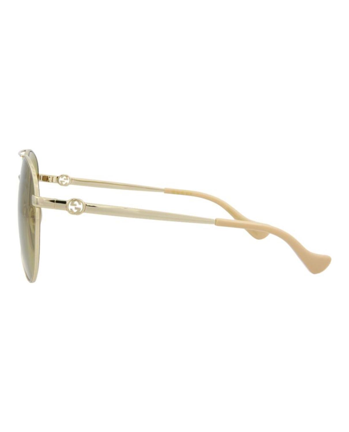 Aviator-Frame Metal Sunglasses