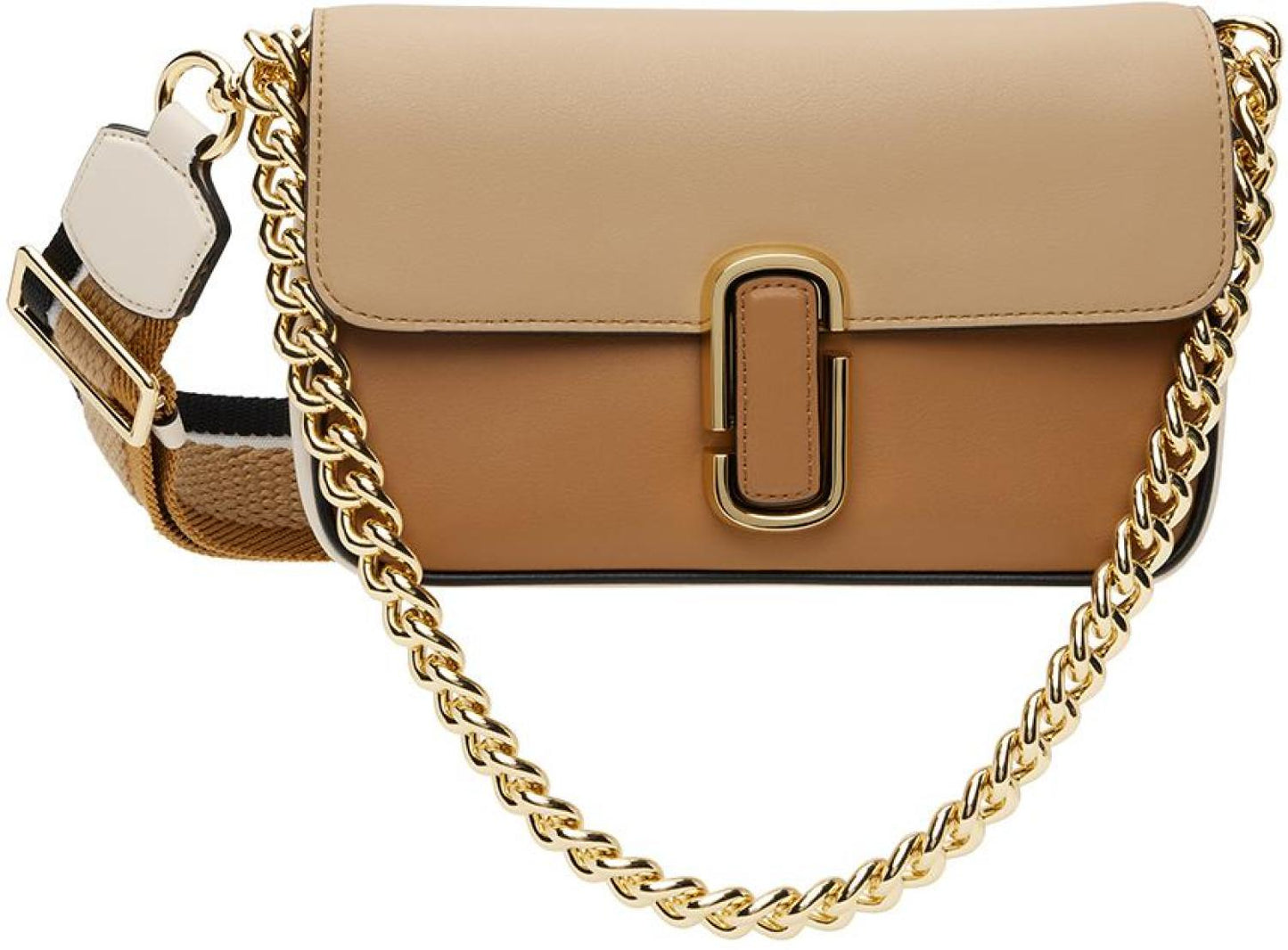 Beige & Tan 'The J Marc' Shoulder Bag