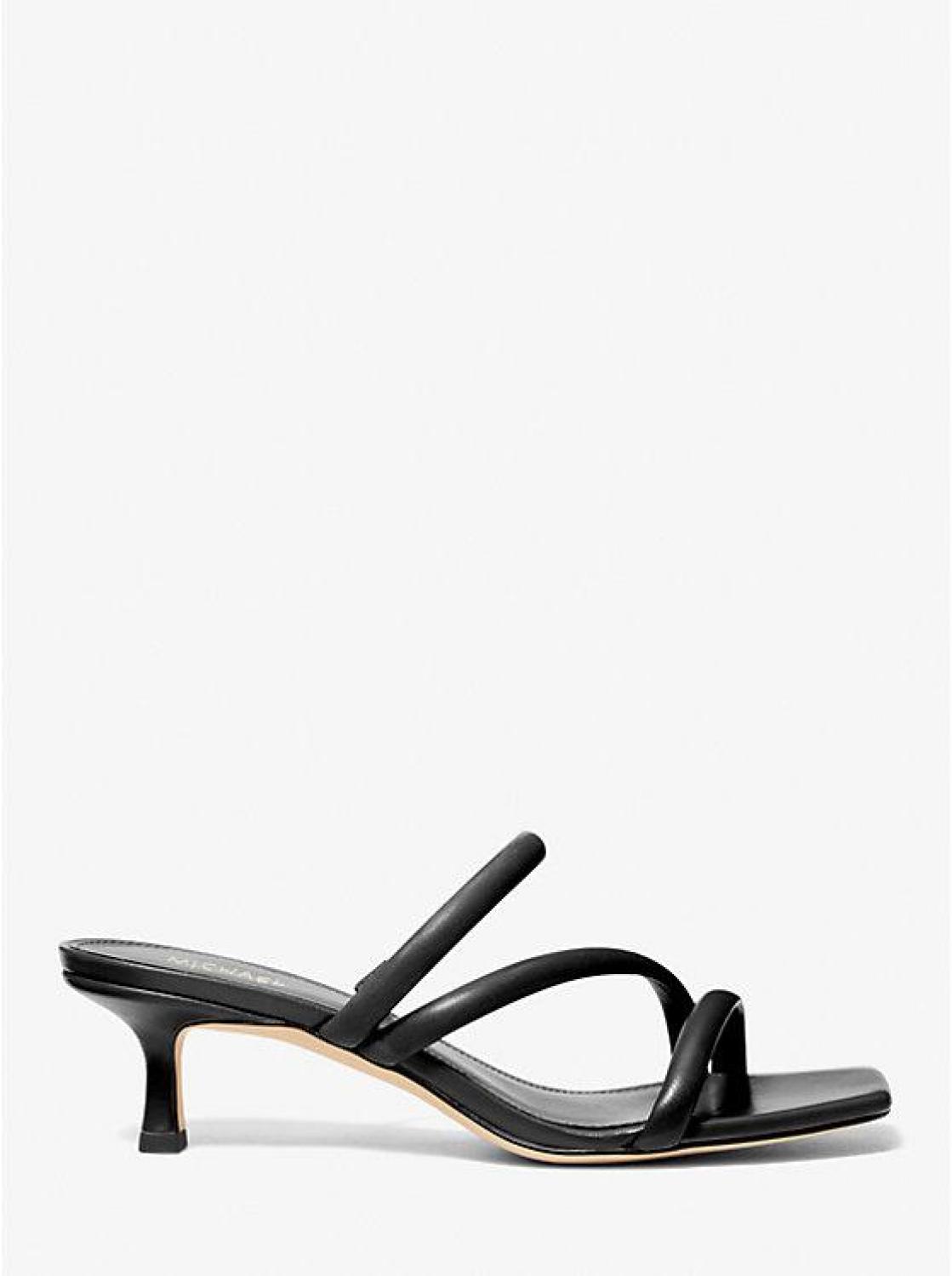 Celia Leather Kitten Sandal