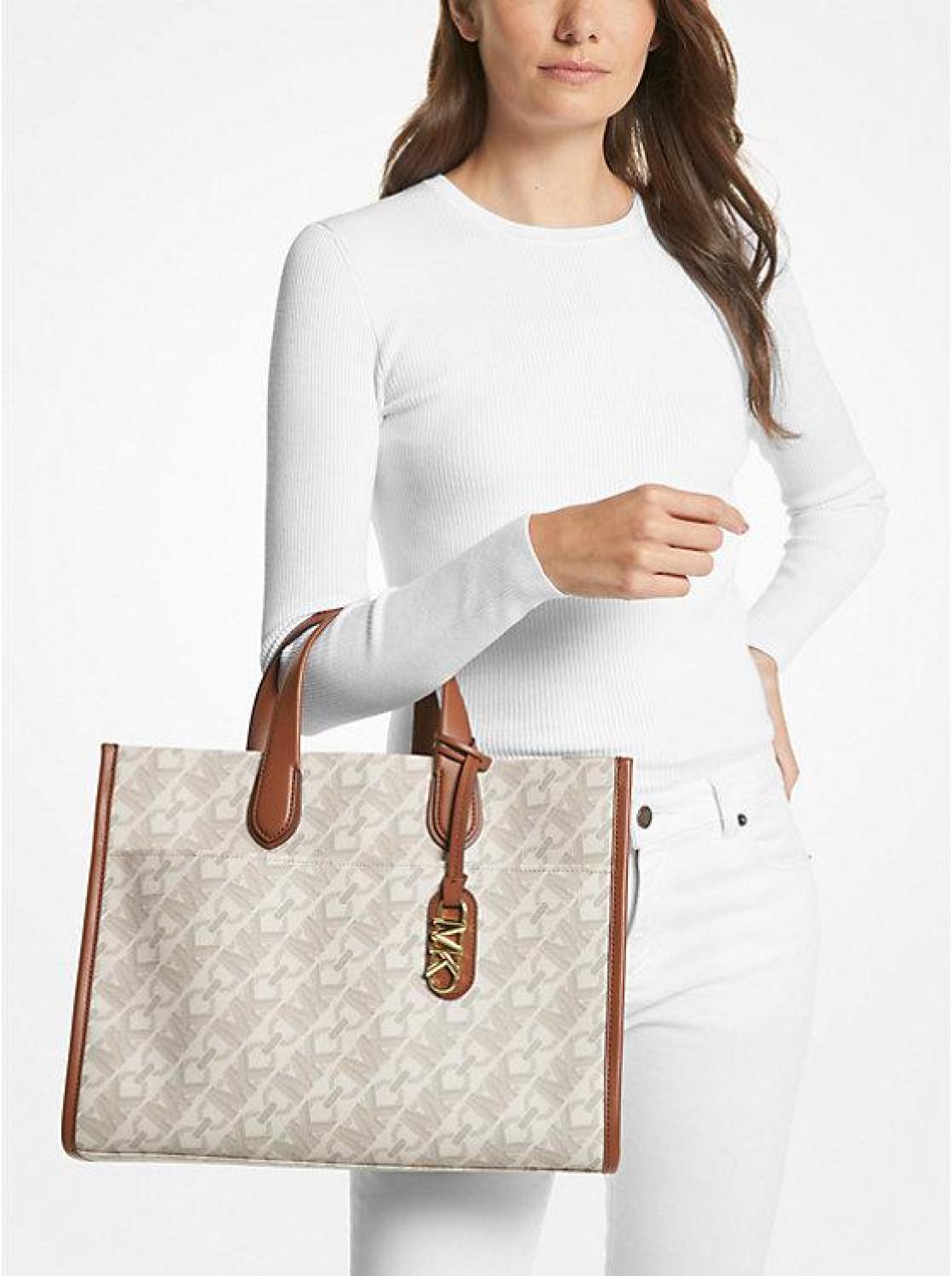 Gigi Large Empire Signature Logo Tote Bag