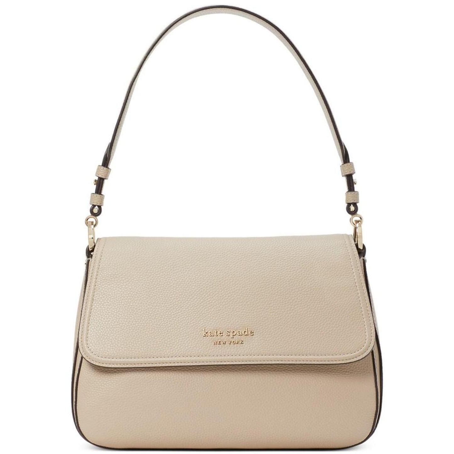 Hudson Pebbled Leather Shoulder Bag