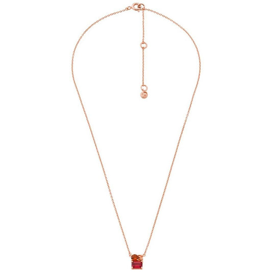 14k Rose Gold-plated Sterling Silver Mixed Stone Pendant Necklace