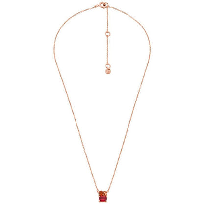 14k Rose Gold-plated Sterling Silver Mixed Stone Pendant Necklace