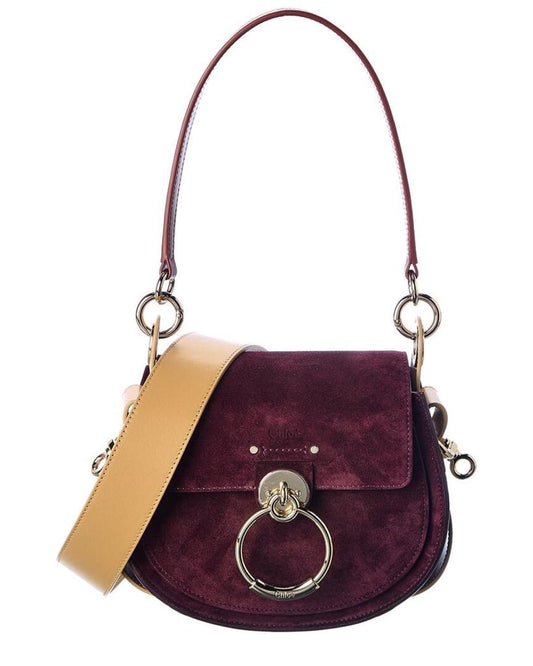 Chloé Tess Small Suede Shoulder Bag