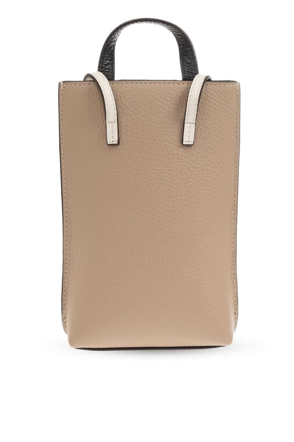 Furla Camelia Logo Debossed Vertical Shoulder Bag