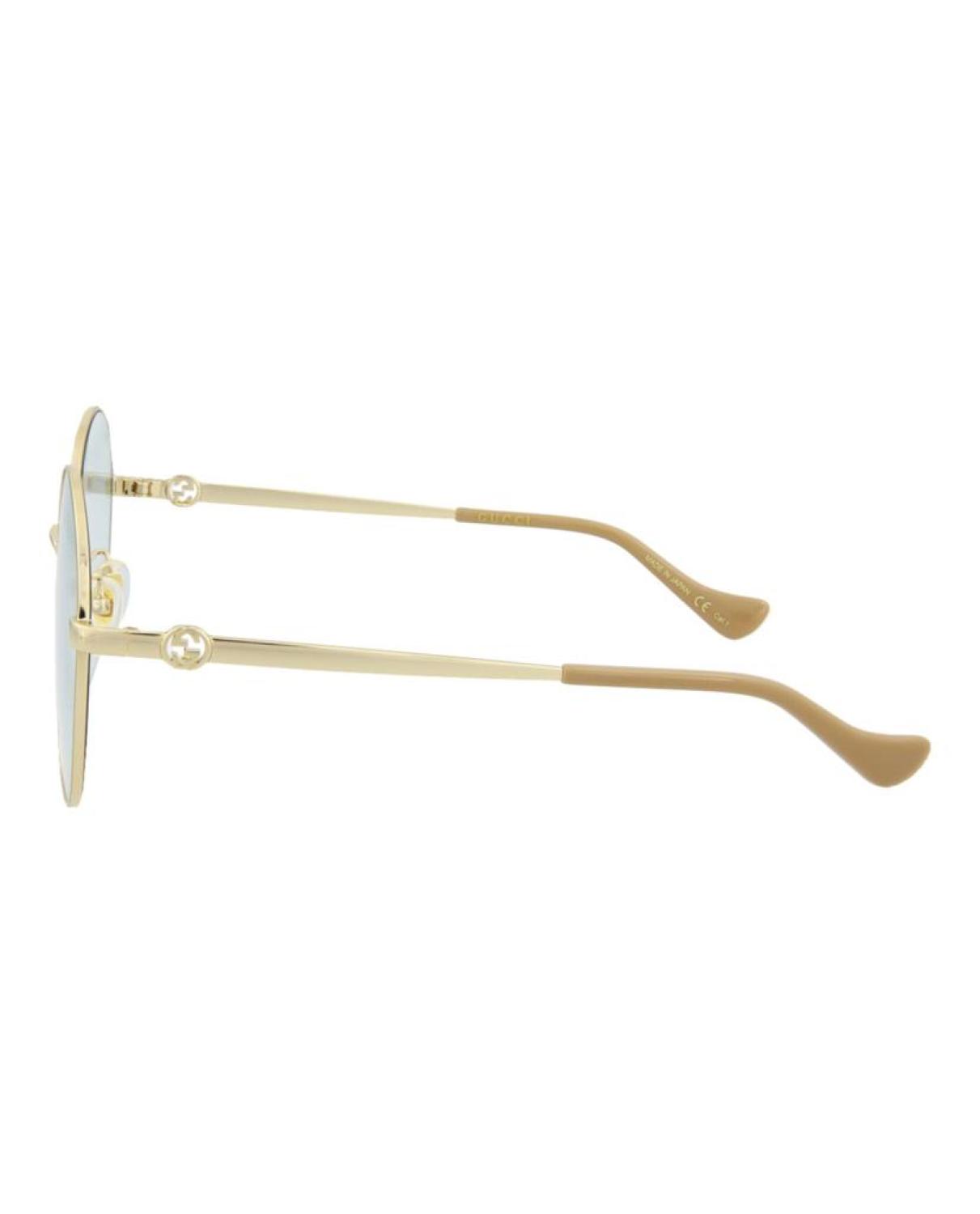 Round-Frame Metal Sunglasses