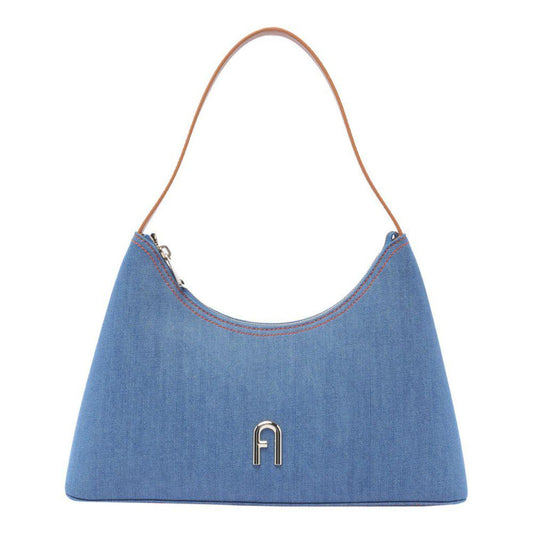 Furla Logo Plaque Zipped Shoulder Bag