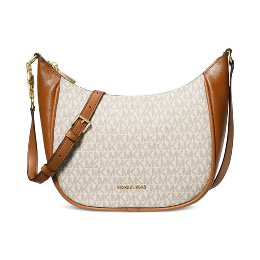 Logo Cheryl Medium Leather Adjustable Crossbody