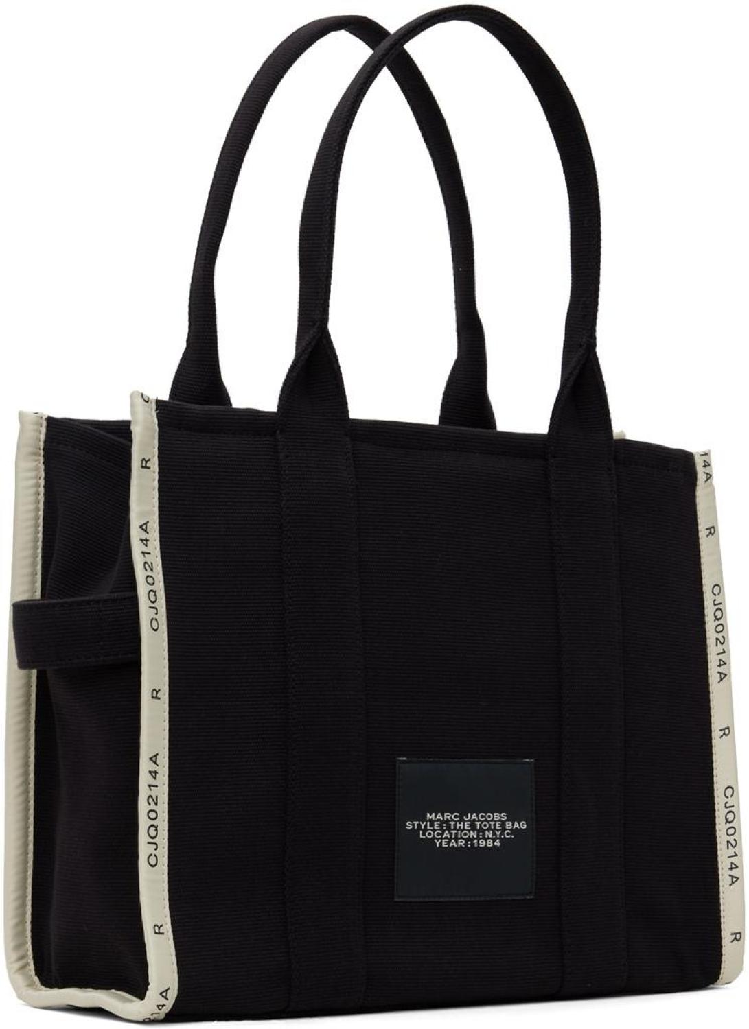 Black 'The Jacquard Large' Tote