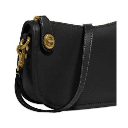 Leather Swinger Shoulder Bag