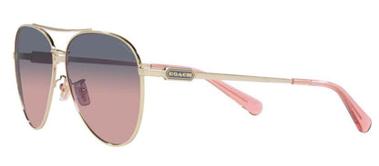 Coach 0HC7140 90050J Aviator Sunglasses