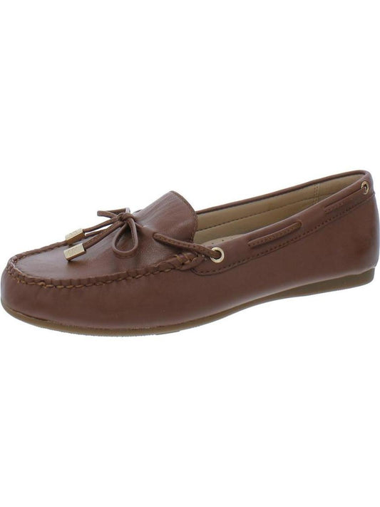 Womens Leather Slip On Loafers