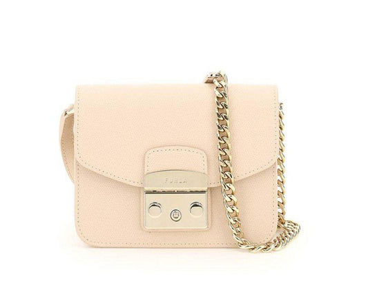 Furla Metropolis Mini Logo-Engraved Crossbody Bag