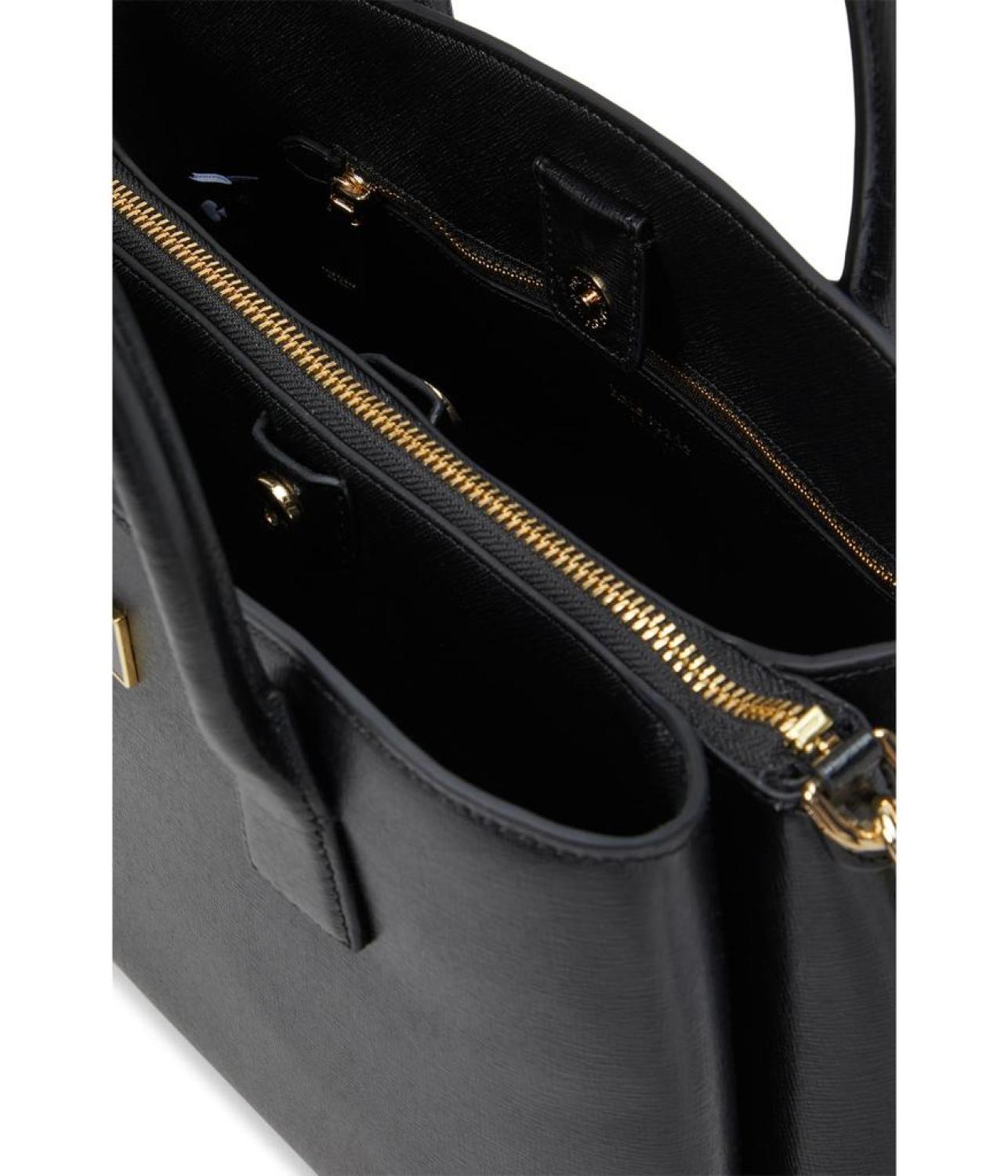 Serena Saffiano Leather Satchel