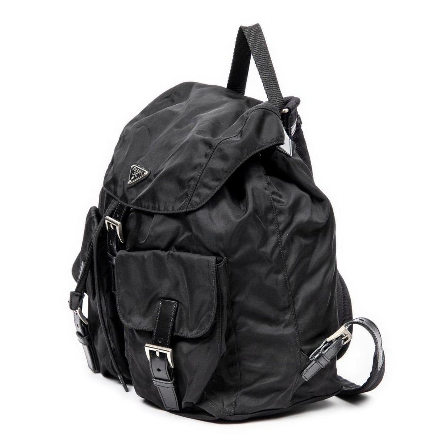 Drawstring Flap Backpack