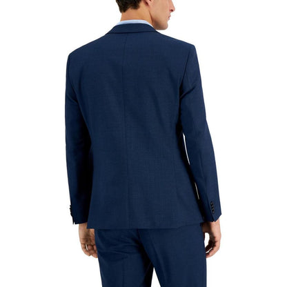 Mens Wool Blend Slim Fit Suit Jacket