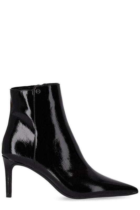 Michael Michael Kors Polished Pointed Toe Ankle Boots