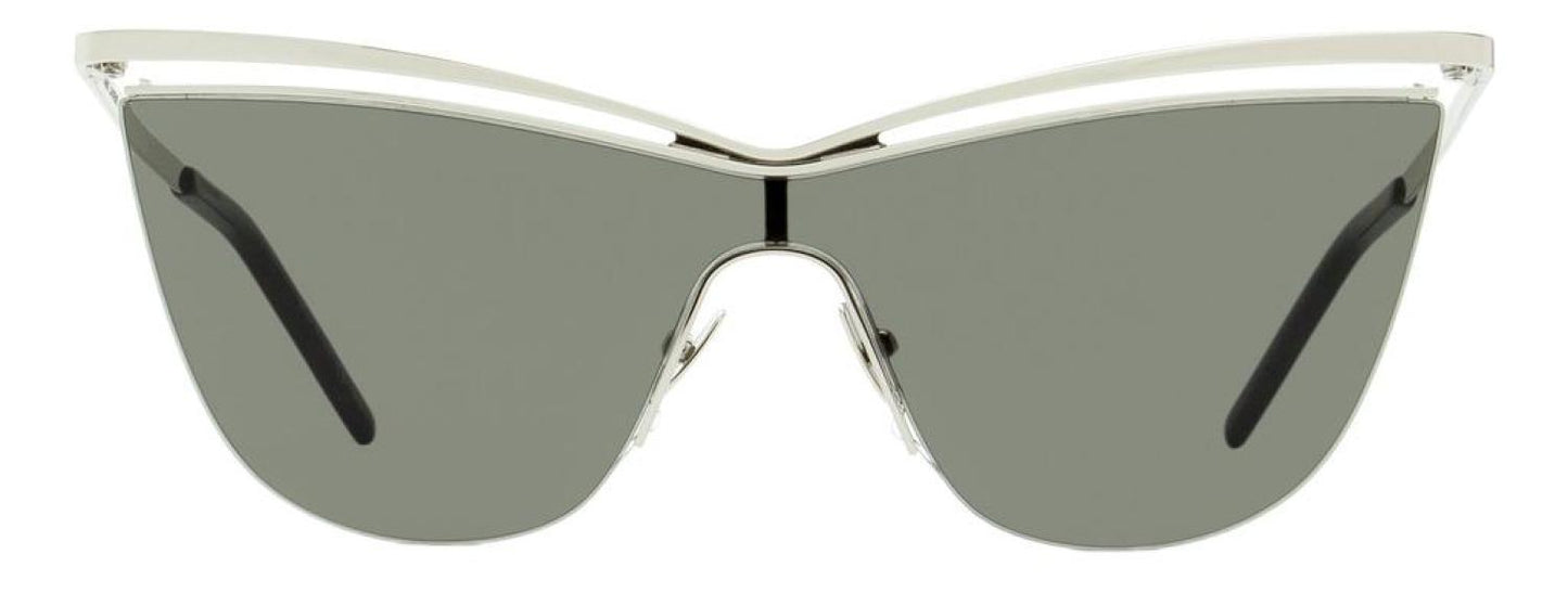 Saint Laurent Women's Cat Eye Sunglasses SL 249 002 Silver/Black 99mm