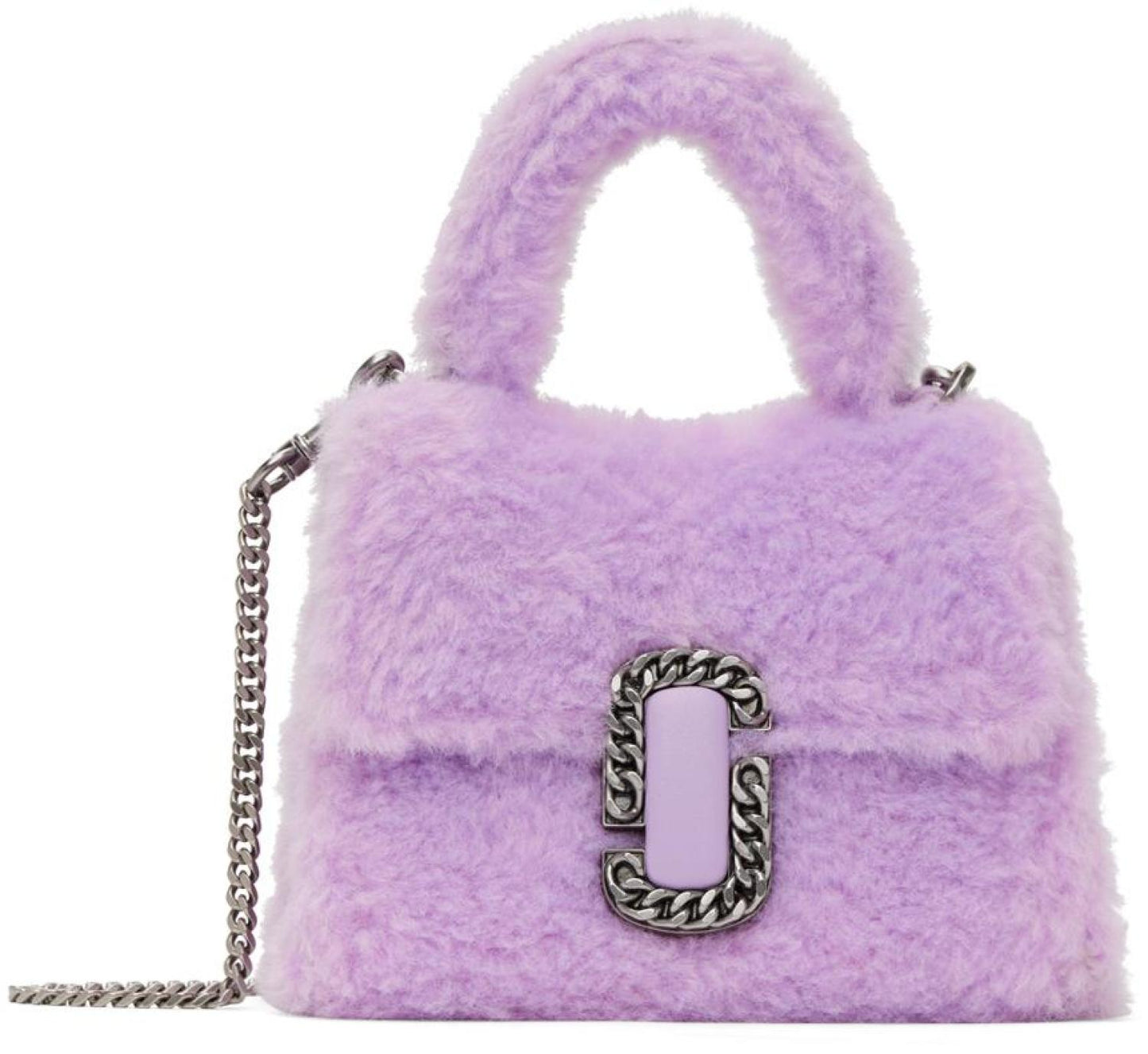 Purple 'The St. Marc Mini' Top Handle Bag