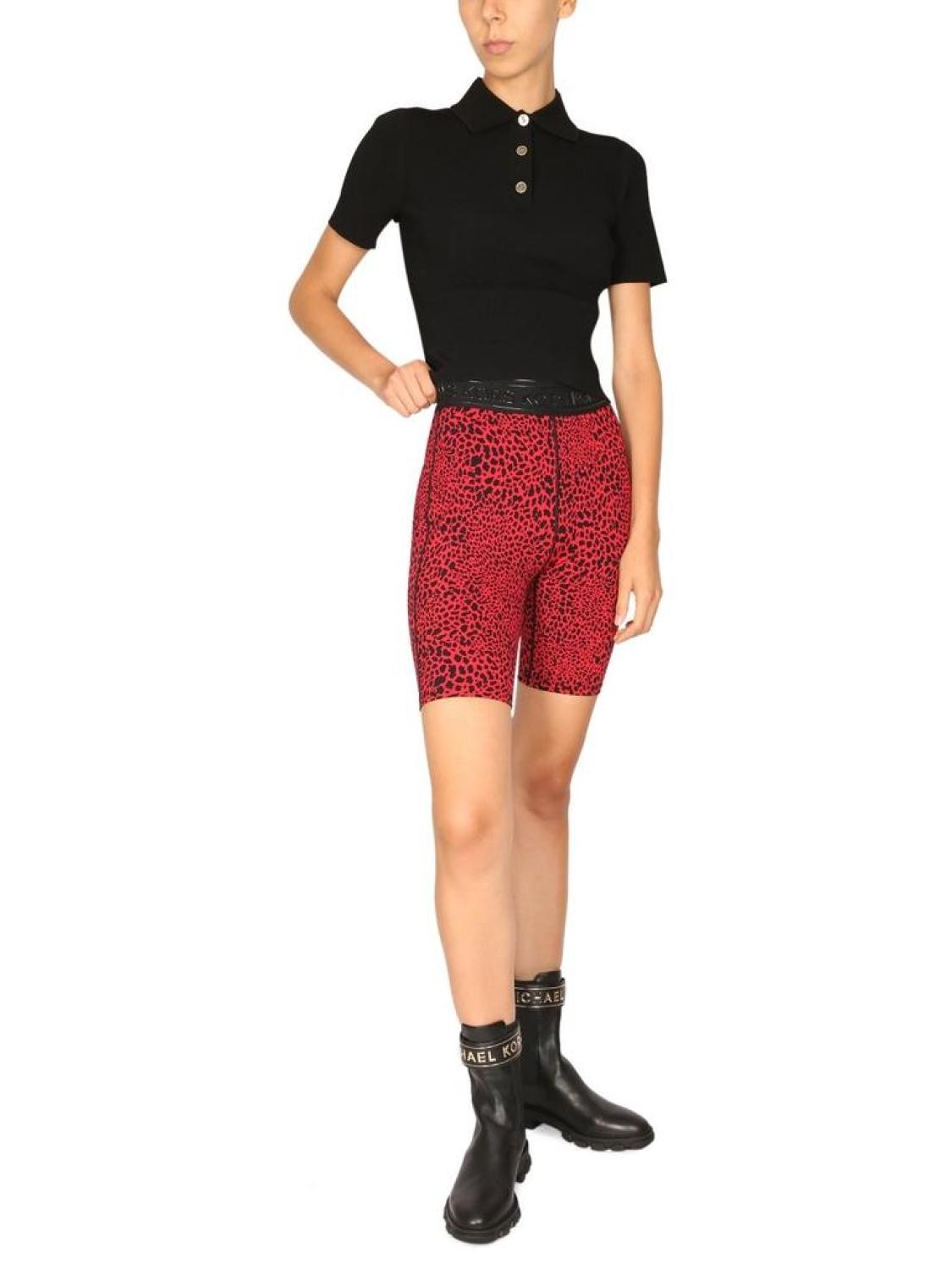 Michael Michael Kors Animal-Print Bike Shorts