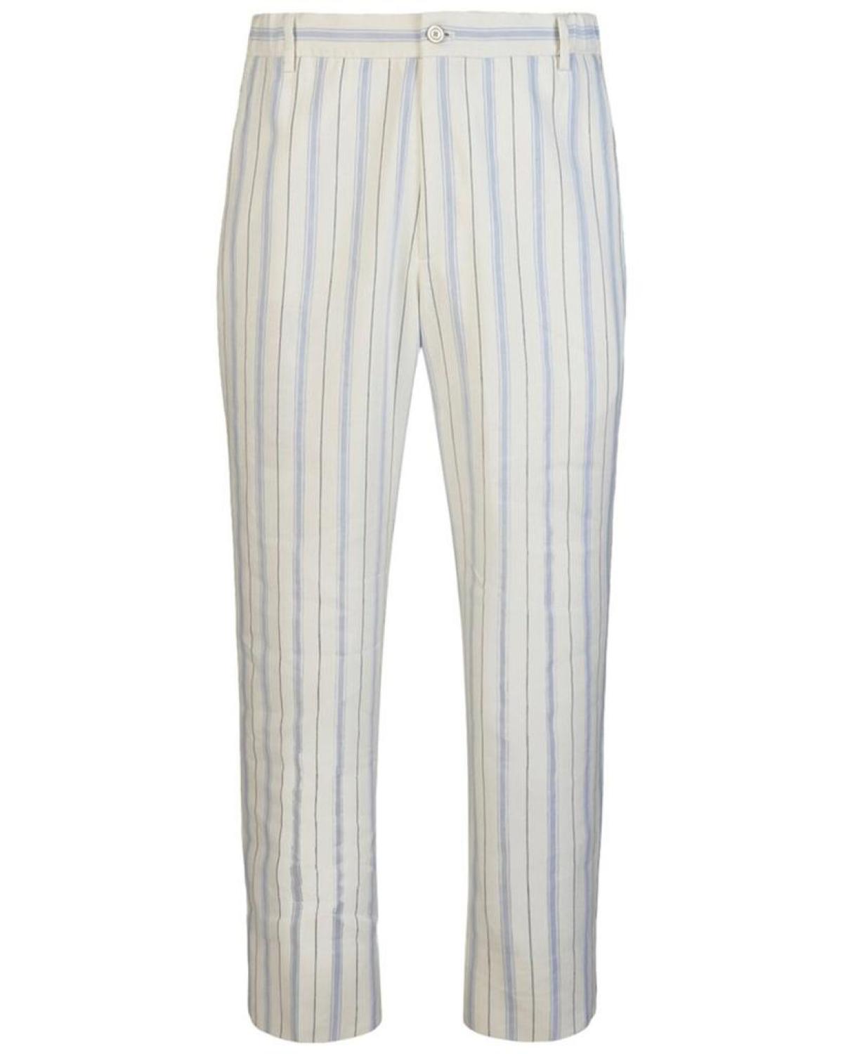 Gucci Fo Silk & Linen-Blend Pant