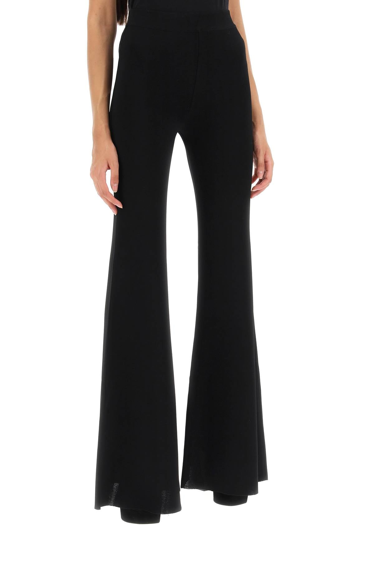 Balmain technical jersey flared pants