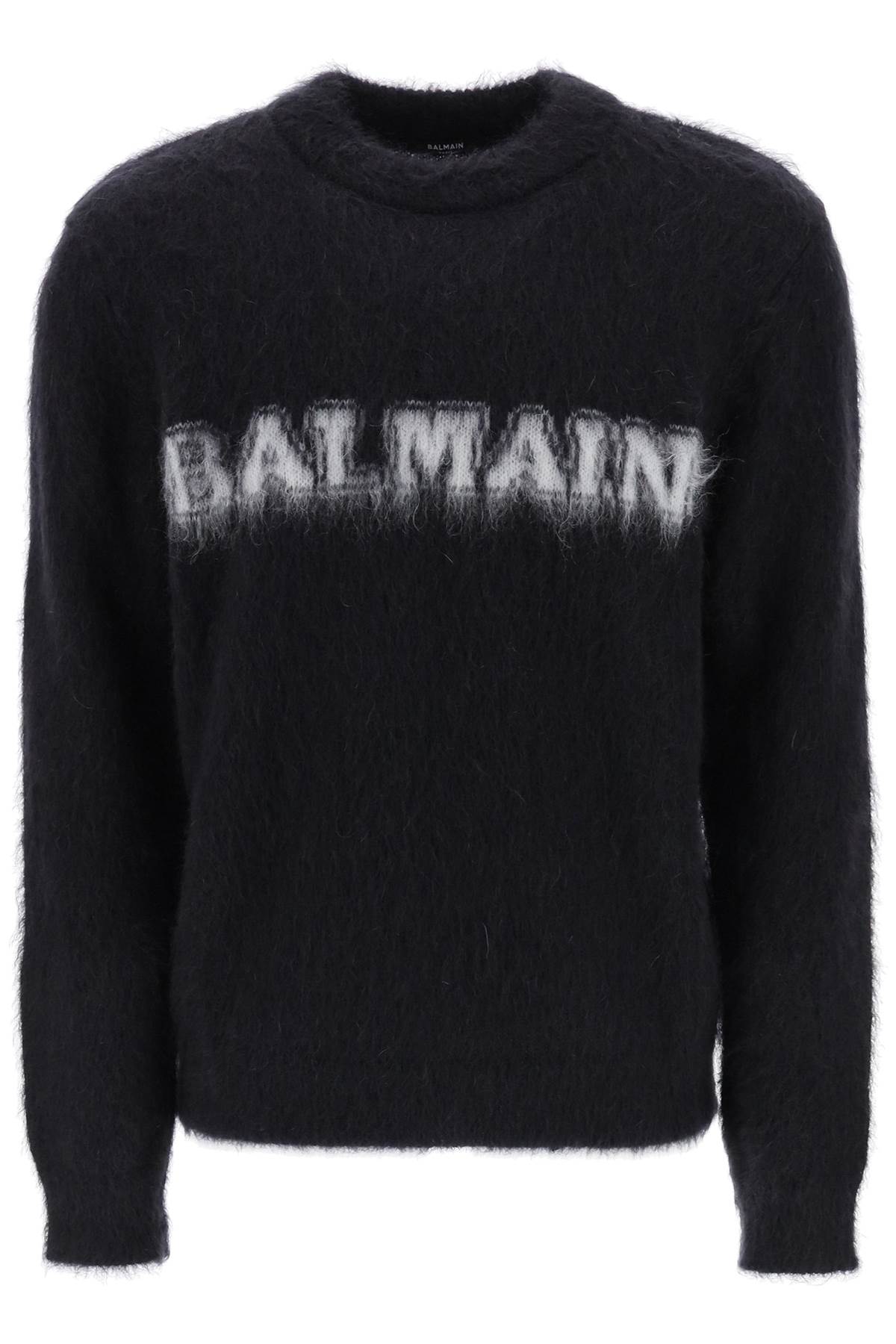 Balmain retro pullover in brushed mohair