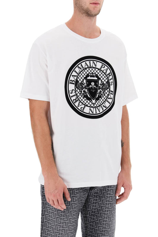 Balmain logo medallion t-shirt