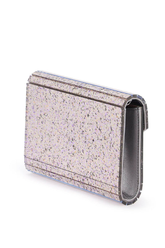 Jimmy choo candy glittered clutch