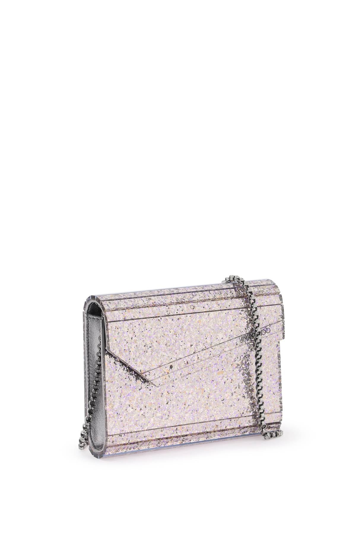 Jimmy choo candy glittered clutch