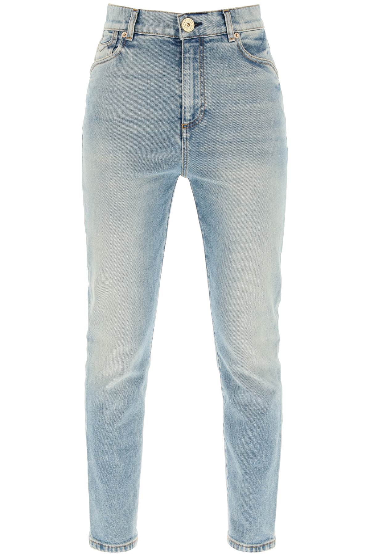 Balmain high-waisted slim jeans