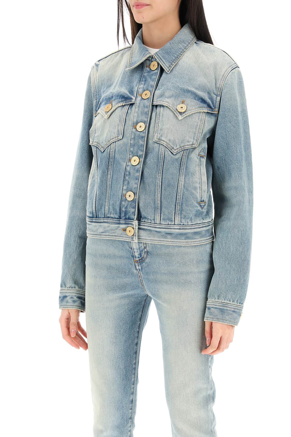 Balmain western denim jacket