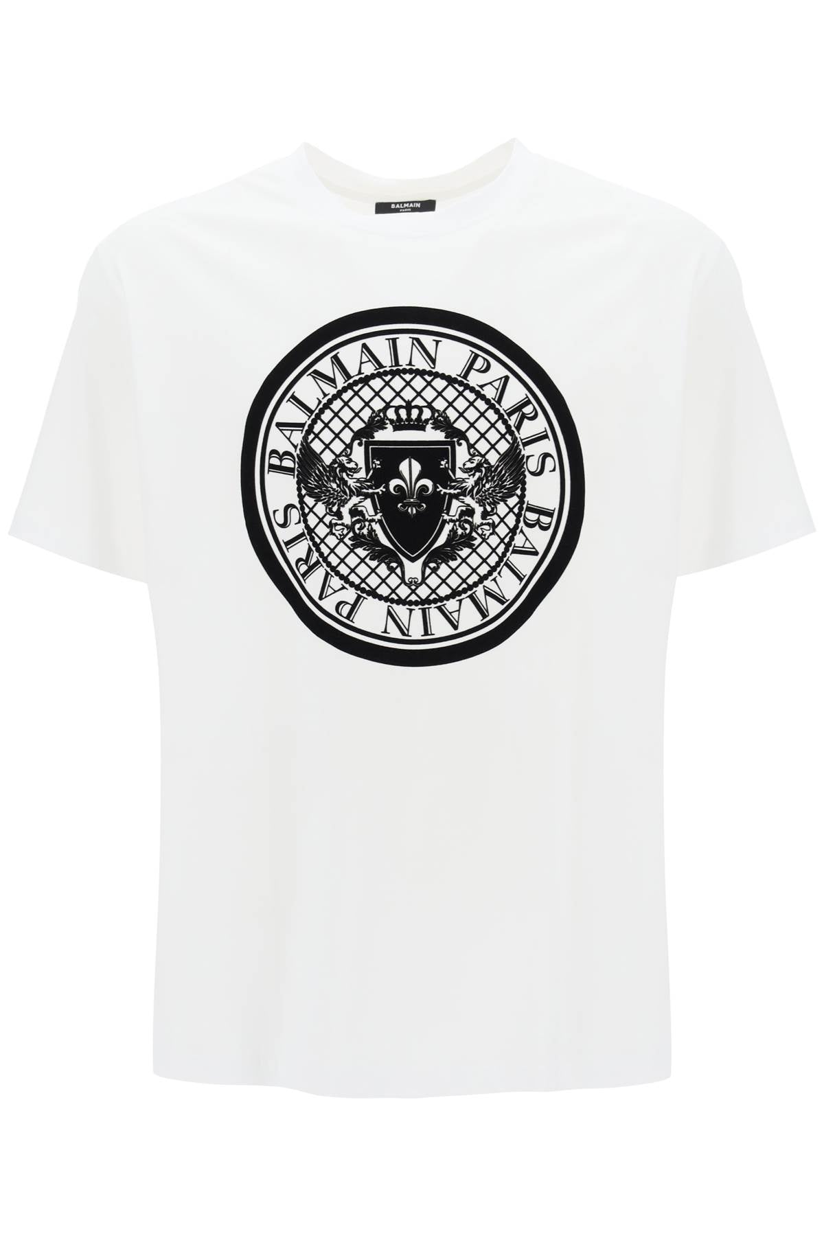 Balmain t-shirt with flocked coin print